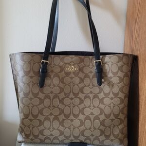 Coach Mollie Tote Bag in Signature Canvas
